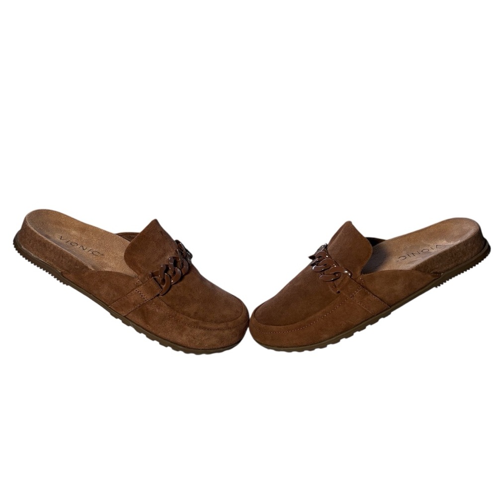 Vionic Georgie Mule Brown Suede Size 8 - Picture 3 of 7